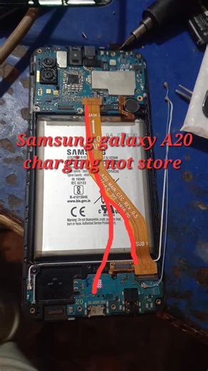 Samsung galaxy A20 charging not store problem thik kare ka tarika Samsung galaxy A20 charging jumper ic se paisa kaise check kare charging not store problem temperature warning ⚠ #ripering #mobile #photography #fbreelsfyp #motivational #fbreelsfypシ゚viralfbreelsfypシ゚viral #viralreelschallenge2025viralreelschallengejaiviralreelschallengeviralreelschallenge #fbyシvideo | banti mobile telecom