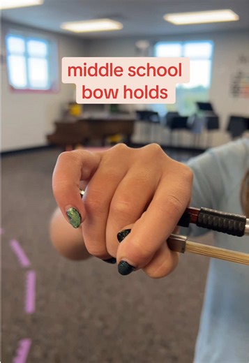 Mastering Middle School Bow Holds for String Instruments