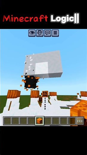 Minecraft Pumpkin🎃 Logic ||🔥