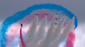 Watch the sky light up as the Red Arrows celebrate 60 years of flight