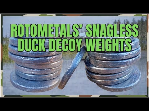 ROTOMETALS’ SNAGLESS DUCK DECOY WEIGHTS