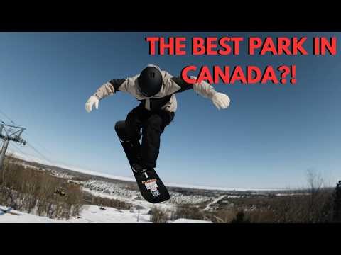 Is THIS Canada’s Best Snowboard Park?! – Blue Mountain Resort