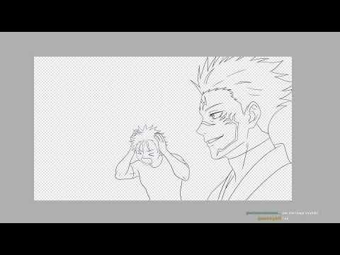 DIA 70 Animando Gojo vs Sukuna !🔥