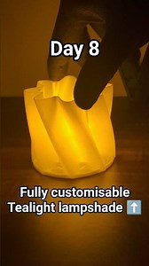 The Source Code Day 8 : The tealight lampshade