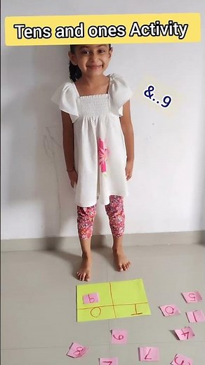 Tens and Ones made FUN! 🧠✨Learning numbers with movement 🤸‍♂️#tensandones#placevalue#mathforkids
