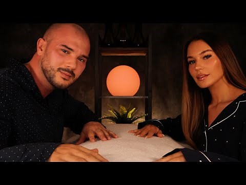 ASMR Gentle Massage with ‪@calmmoonasmr‬ | ASMR for Sleep - Brushing - Tracing - Positive Affirmations