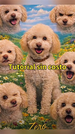 Cómo hacer un cuadro de caritas de perro fácil