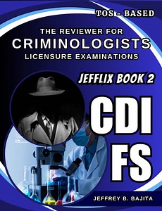 Jefflix Book 2: CDI & FS This reviewer book contains all the topics under the 2024 Enhanced Table of Specifications for Criminologists Licensure Examinations. Materials pa lang, kitang - kita mo na kagad kung gaano ka-sulit ang review mo 💕 Don’t settle for anything less ☝🏻 #Criminology #review #boardexams #aimsmart #Tos #TOS2024 #everyonefollowers | Aimsmart Review & Training Center