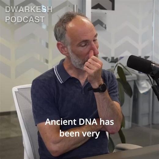 This whole interview is a gold mine. Dwarkesh asking again and again who we are and where we came from and the guy who wrote the book deferring and saying "that's not really the place of a geneticist. For example, on the evolution of language:"Reich: There's been one incredibly interesting and weird line of genetic evidence that was so weird that a lot of people I know dropped off the paper. They just didn't want to be associated with it because it was so weird. They just thought it might be wro