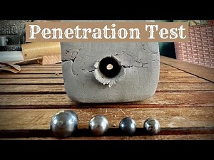 Slingshot Ammo Penetration Test