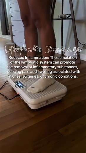 NOTE: Lymphatic drainage machines may not be suitable for everyone. It's essential to consult with a healthcare professional before using one, especially if you have any underlying medical conditions, such as lymphedema, heart failure, or cancer. #lymphaticdrainage #tiktokshop #fyp