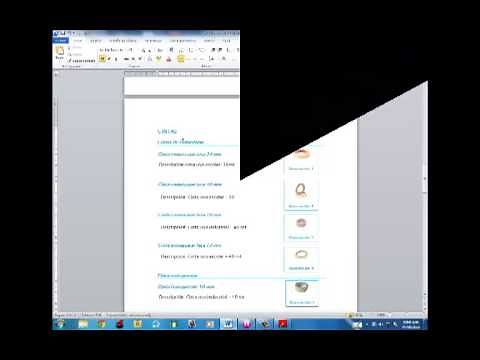 Como hacer un catalogo en word