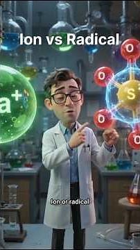 Ion vs Radical explained #science #education #ytshorts #facts #chemistry