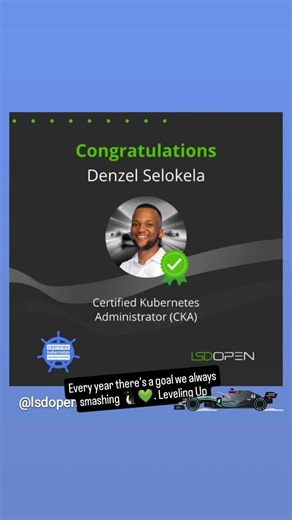 Allow me to reintroduce myself. I'm Denzel, fulltime junior Platform Associate Engineer @LSDOpen💚🐧🏎️. Dankoo! DevOps Engineer 😇🤑 #softwareengineer #platform #cka #kubernetes #devops