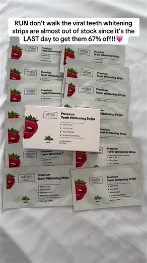 Affordable Teeth Whitening Strips at 67% Off Today