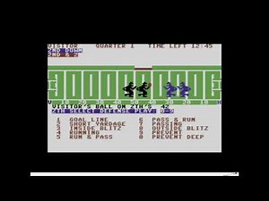 Computer Football Strategy - 1983 - C64