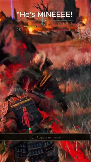 "He's MINEEEE! "Step aside knight… that beast is mine, no matter what!" #eldenring #shorts