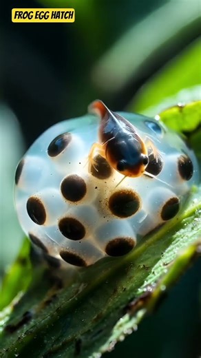 Frog Egg Hatch #shorts #egg #frog #hatch
