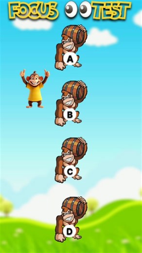 Sunita Devi on Instagram: "Monkey 🙉 challenge for you 😎 . . . . . . . . . . . . . . #monkey #monkeys #braintest #focus #puzzles #puzzlegame #eyetest #iqtest #mindset #memorytest #puzzle #riddles #PuzzleVideo #findghost #paheliyan #knowledge #viral"