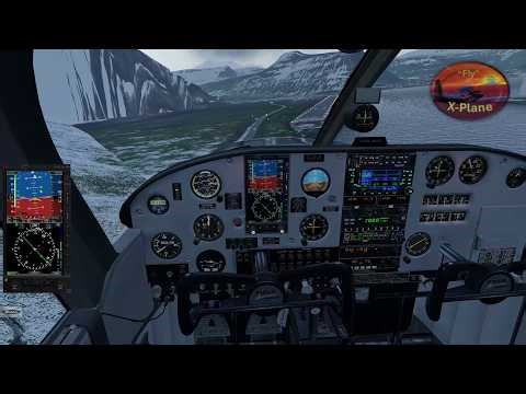 Iceland - Christmas, NDBs and a landing in a fjord | X-Plane 12.4 Beta