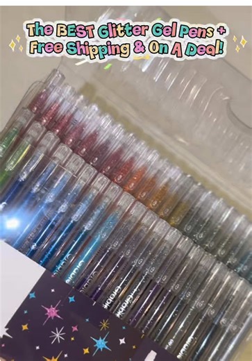Grabie makes the nicest pens ever, this of course is one of them. you also can’t go wrong with free shipping. 😮‍💨👏🏼 #freeshipping #glitterpens #artist #tiktokshop #tiktokshopfinds