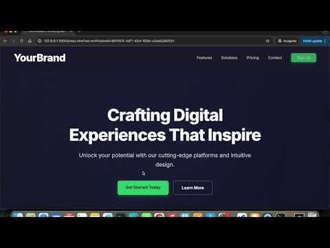 How to create a Navbar that Shrinks when Scrolled | HTML, CSS and 1 line of Javascript #webdesign