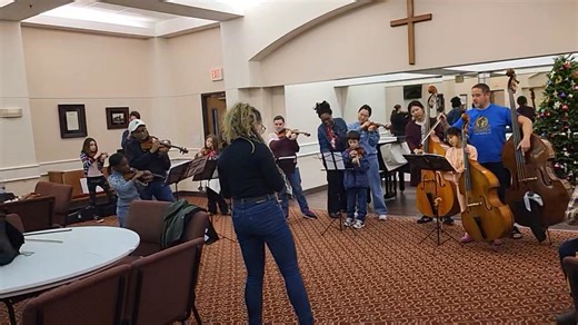 17 reactions | Learning our open strings in preparation for the bow with On a.Swing by Lauren Bernofsky! | Unity In Strings | Facebook