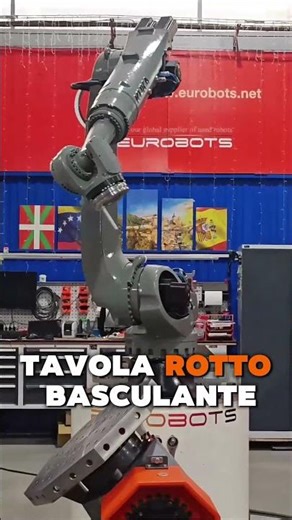 KUKA KR 240 R2900 KRC4 | Robot e tavola rotobasculante sincronizzati in Eurobots