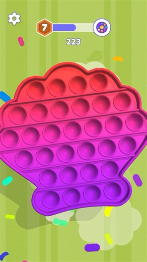 Pop Us Level 7 Gameplay 🫧🔥 Satisfying Bubble Pop Challenge #shorts