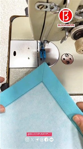 Right angle tips Sewing Tutorial