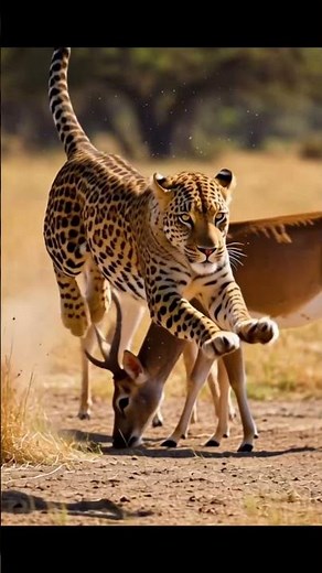 Impala vs Leopard | African Savanna | Nature hunting