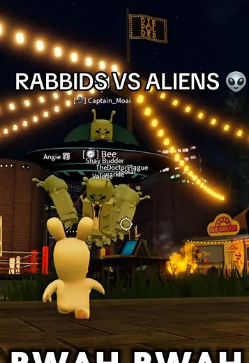 Rabbids vs aliens @Moai #fyp #robloxfyp #micuproblox #roblox #viral | rabbits