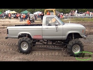 WIDE OPEN AND OUT OF CONTROL MUD RACING!!!