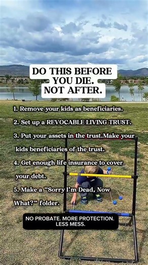 DO THIS! Before... 💀 #estateplanning #shorts