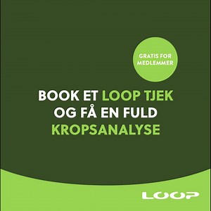 Vidste du, at som medlem i LOOP kan du gratis holde øje med, hvordan din krop udvikler sig og om du når de mål, du har sat. Vi kalder det er LOOP-tjek 💪 | LOOP Fitness