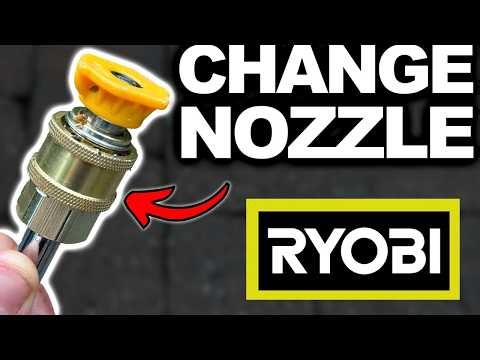 How To Switch Nozzle On Ryobi Pressure Washer - Easy Guide
