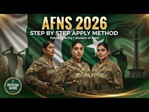 AFNS 2026 Apply Online Step-by-Step | Registration Process | AFNS Initial Test Preparation