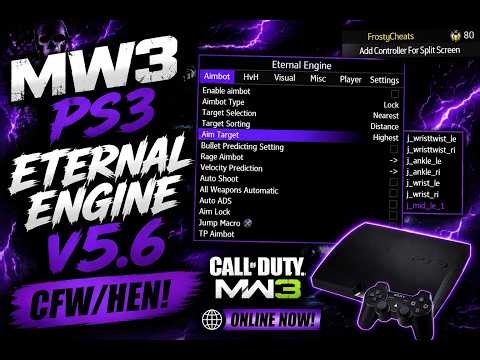(MW3/1.24/PS3) Eternal Engine v5.6 (CFW/HEN)