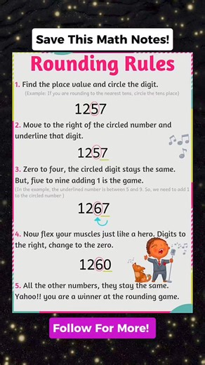 25K views · 106 reactions | ROUNDING RULES MATH NOTES THAT YOU NEED TO LEARN ☑️ Don't forget to follow for more. Thank you po. #mathnotes #mathematics #mathtricks #MathTricksTutorial #maths #mathtrick #mathtutorial #basicmath #basicmathreview #viral #trending #educational #mathshortcut #mathhacks #tutorial #lovemath #mathematicstutorial #mathreview #reels #reelsvideo #reelsviral #reelsfb #fyp #FORYOU | Math Tricks Tutorial | Facebook