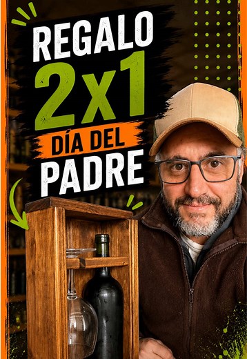 Caja para vino y caja de herramientas con 1 tabla de machimbre