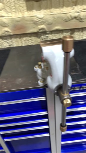 Restored Wilton C1 Bullet Vise - Battleship Gray & Ferrari Red