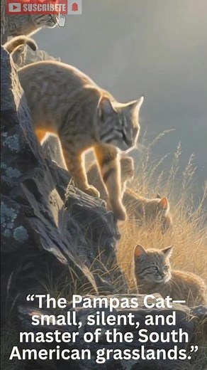 “The Pampas Cat—small, silent, and master of the South American grasslands.”