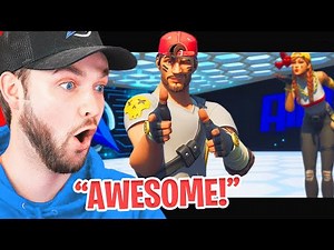 Ali-A REACTS TO MY FORTNITE MUSIC VIDEO! *HE SUBSCRIBED*