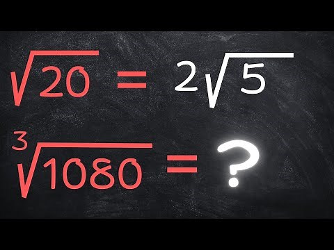 Simplifying radicals | Complete explanation from scratch.