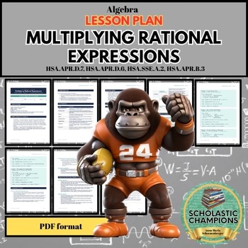 MULTIPLYING RATIONAL EXPRESSIONS - Algebra PDF Lesson Plan