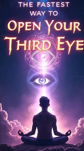 Unlock Your Third Eye Instantly with This Simple Technique! #thirdeye #facts