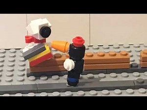 Wallace and Gromit train chase | Lego stop motion