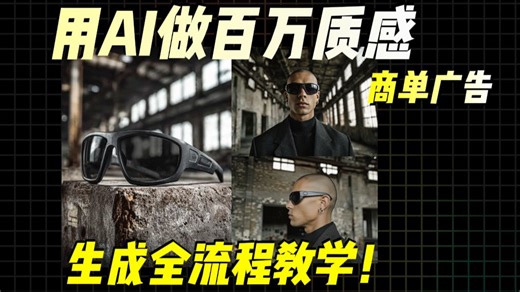 一个人用AI做百万质感商单广告，我总结了一套生成全流程