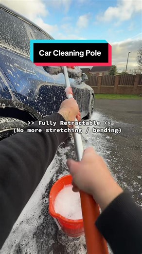 Save your back when washing your car — no bending, no stretching, and it even reaches right up to the roof. Adjustable pole with double microfiber heads and fully machine washable. Perfect for easy car cleaning and detailing. #CarCleaning #CarDetailing #CarCare #tiktokmademebuyit #dealdrop