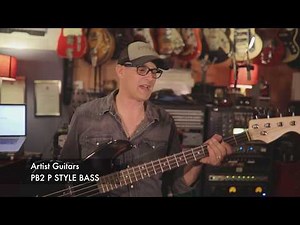 Artist PB2 Black Electric Bass Guitar Demo